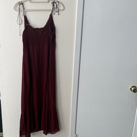 Reformation Embry Dress in Plum - Picture 14 of 14